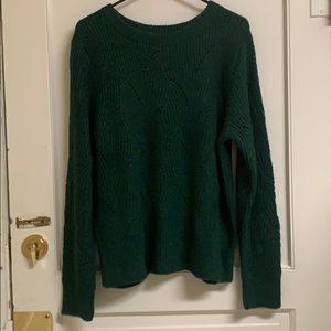 Dark green sweater